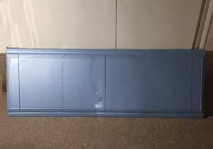 Экран для ванны МДФ голубой