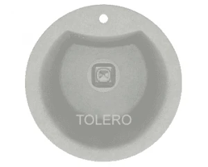 Мойка Tolero-R-108E серый металлик