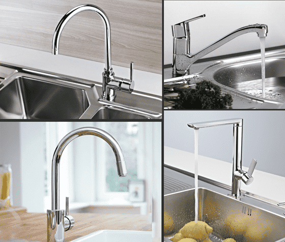 Популярные модели смесителей на кухню