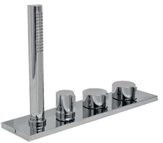 Смеситель на борт ванны Смеситель на борт ванны стационарная панель