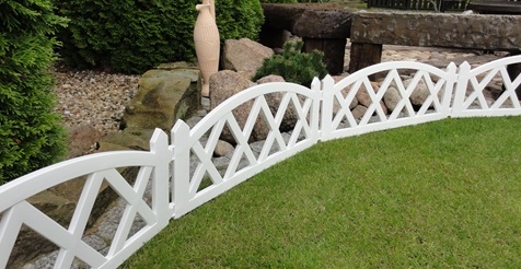 Схема: волнистая клумба