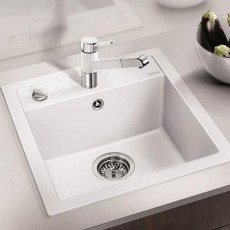 Белые мойки кухонные