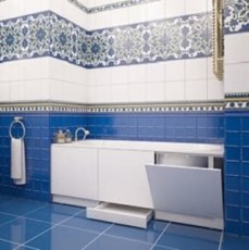 Экран под ванну белый