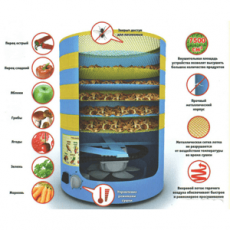Электросушилка для овощей и фруктов