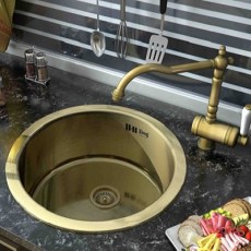Мойки кухонные под бронзу