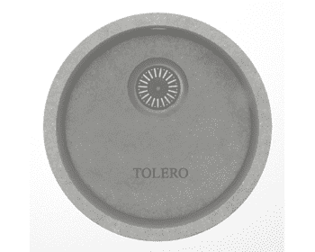 Мойка Tolero R 104 серый цвет
