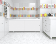 Экран под ванну серии Кварт Белый