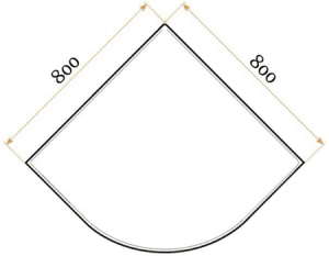 Душевой уголок Niagara NG 80 схема