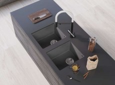 Кухонная мойка Omoikiri Bosen 38-U в интерьере