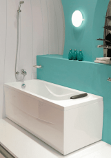 Ванна акриловая Santek Тенерифе в интерьере
