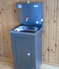 Умывальник Акватэкс Серебро с подогревом и мойкой нержавейка