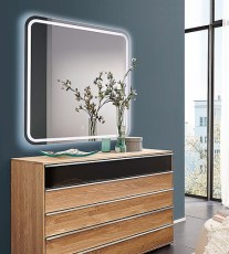 Зеркало Алмаз ЗП 75 с подсветкой