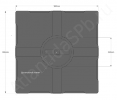Душевой бак на дачу Атлантида 200 с подогревом размеры
