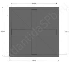 Бак на дачу Атлантида 200 с размерами