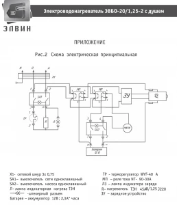 Электрический котел 12 кВт ЭЛВИН, ЭВП-12-В