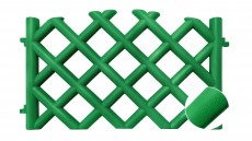 Забор декоративный Барокко 2,78 м (зеленый)