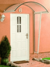 Козырек над крыльцом Silver Wing 120x160 прозрачный