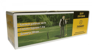 Садовый бур Торнадо Профи упаковка
