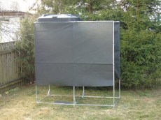 Летний душ Нептун с бак Росток и раздевалкой