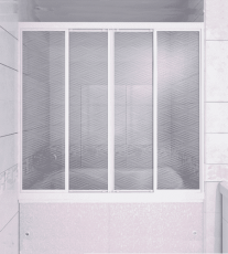 Душевая штора на ванну Купе Волна