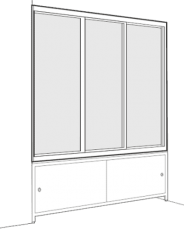 Душевая штора Классик схема