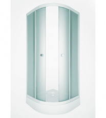 Душевой уголок Метакам полукруглый стекло матовое