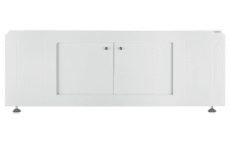 Экран под ванну МДФ цвет белый раздвижной