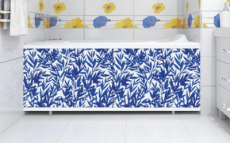 Экран под ванну индиго