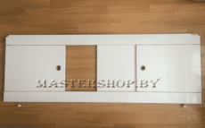 Экран под ванну МДФ белый раздвижной три двери