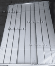 Экран дверка в туалет цвет Серебряная