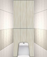 экран дверка в туалет цвет волна бежевая