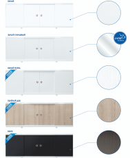 Экран в ванну Метакам Купе палитра