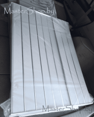 Экран в туалет цвет серебряная