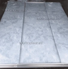 Экран дверка мрамор голубой на реальной фотографии