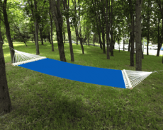 Гамак тканевый синий