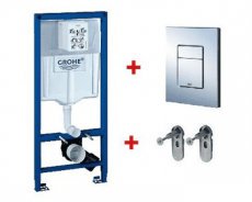 Инсталляция для унитаза Grohe Rapid 3 в 1 в сборе 38772001