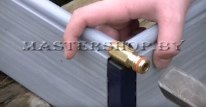 Грядка пластик сборная + полив