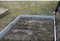 Грядка пластик сборная с поливом