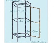 Каркас для душа без раздевалки с дверью