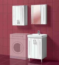 Комплект мебели Akval Marta 55 с напольной тумбой