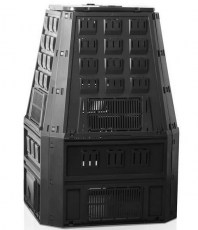 Компостер для сада Prosperplast Evogreen 850л черного цвета