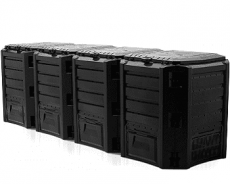 Садовый компостер Prosperplast Compogreen 1600л чёрный 