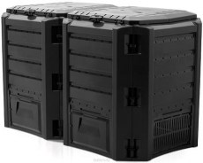 Садовый компостер Prosperplast Compogreen 800л чёрный 