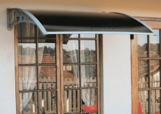 Козырек над крыльцом Silver Wing из поликарбоната