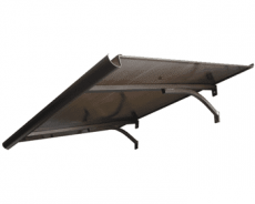 Козырек над крыльцом Silver Wing скатный