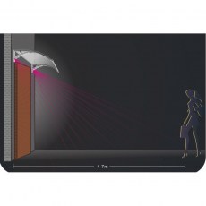 Козырек над крыльцом Silver Wing Led