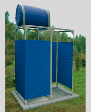 Летний душ Садовый с раздевалкой