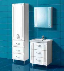 Мебель для ванной Акваль Марта 60 с тумбой 603000N
