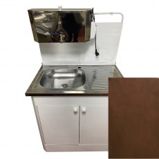 Умывальник дачный с водонагревателем нерж Метлес, медь