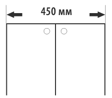 Шкаф 450 для мойки Tolero